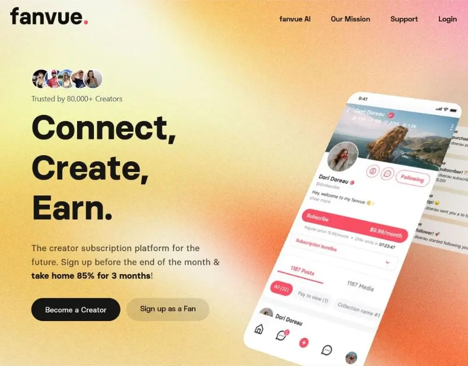 What is Fanvue? Search, Review Top Comments the APP